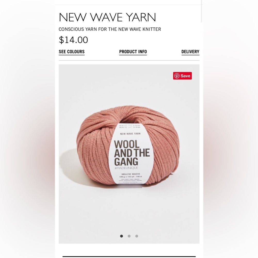 Midnight Blue Wool and the Gang New Wave Yarn